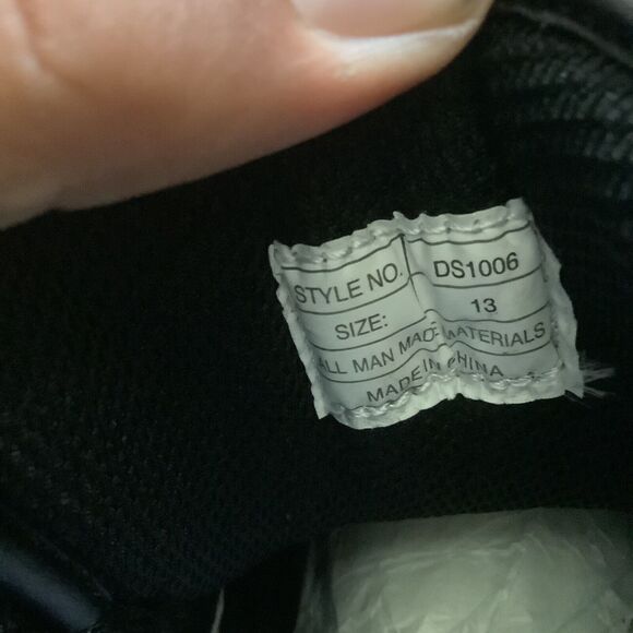 DADA SUPREME MEN'S HIGH TOP FASHION SNEAKERS BLACK DS1006 size 13 - Picture 5 of 6